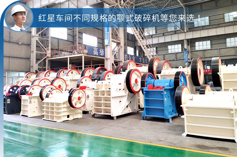 CJ欧版颚式破碎机客户参观图