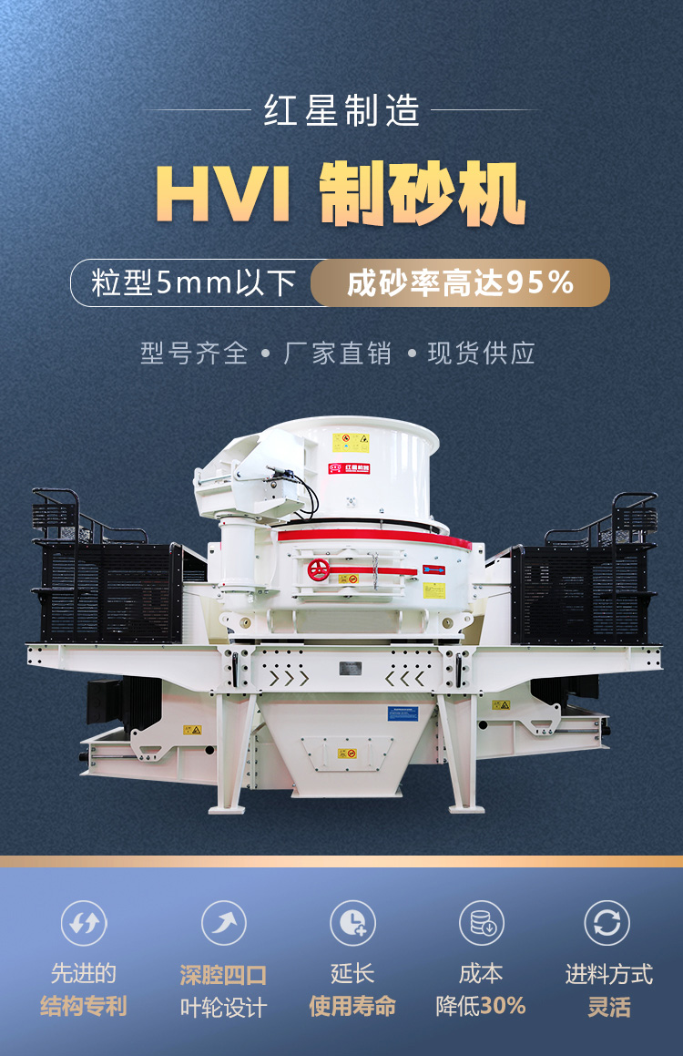 HVI冲击式制砂机设备展示