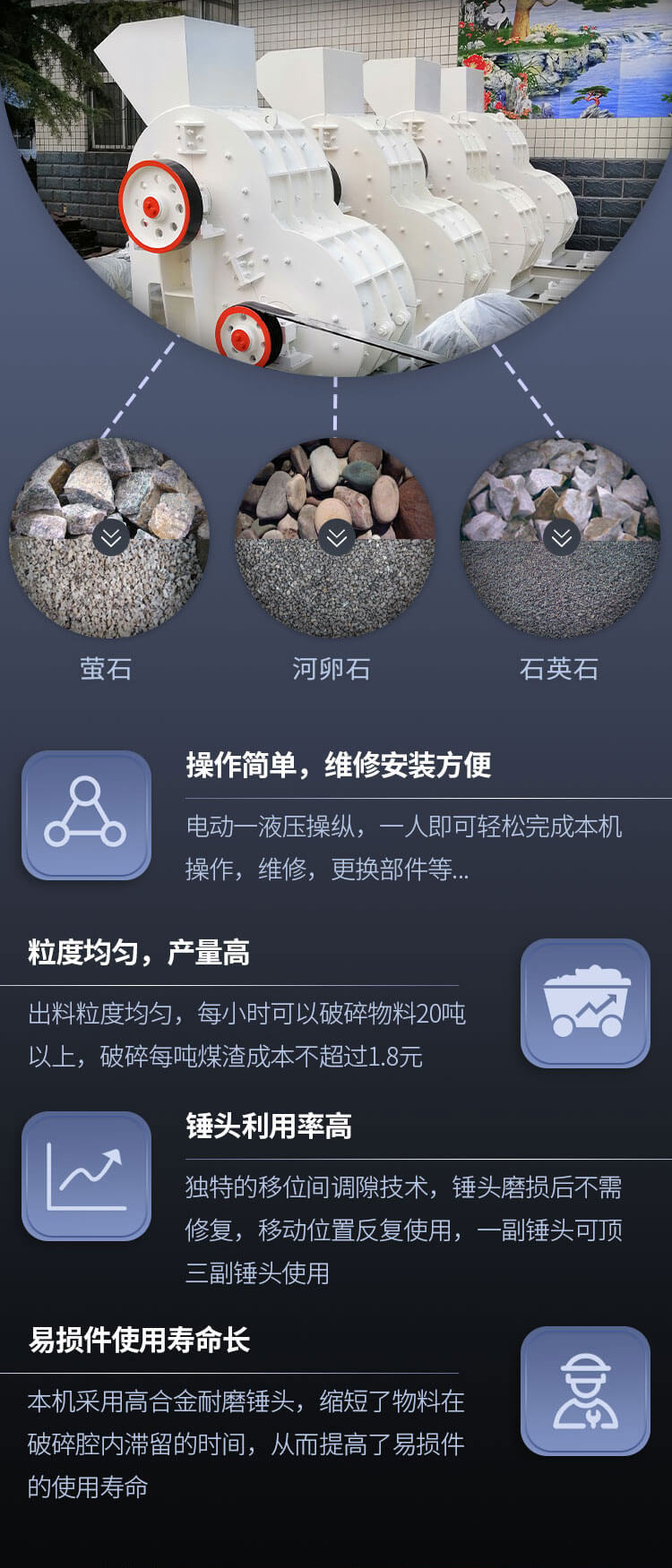 双级破碎机优势图